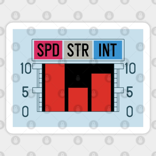 Brainstorm Stats Sticker by unclecrunch